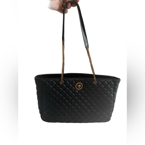 Versace Black Shoulder Medusa Bag - Picture 6 of 11
